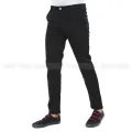 Black Stylist Gabardine Formal Pent for Men-04.