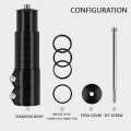 Bike Stem Riser Bike Fork Stem Extender Bicycle Handlebar Raiser Head Up Adapter,Bike Handlebar Riser - Black. 