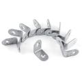 4 PCS 1.5inch Stainless Steel Corner Code Right Angle Bracket Brace Joint Shelf Triangle Shelf Support Furniture Connection Piece Access.