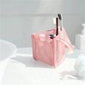 1 Pc Folding Zipper Travel Makeup Brush Bag Portable Mesh Cosmetic Bag Travel Makeup Bag Toothbrush Washing Organizer.