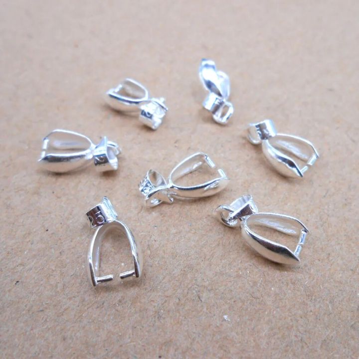 925%20sterling%20silver%2010PCS%20Lot%20Size%20S-M-L%20Handmade%20Jewelry%20Findings%20925%20Stamped%20Silver%20Bail%20Connector%20Bale%20Pinch%20Clasp%20Pendant%20-%20Image%202