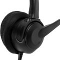 RJ9 Call Center Headphone Monaural Headphone Call Headphone with Mic. 