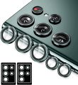 [2Packs - 5+5PCS for Samsung Galaxy S23 Ultra 5G Lens Protector, Premium Tempered Glass Glitter Diamond Metal Camera Lens Protector for Samsung Galaxy S23 Ultra 5G.