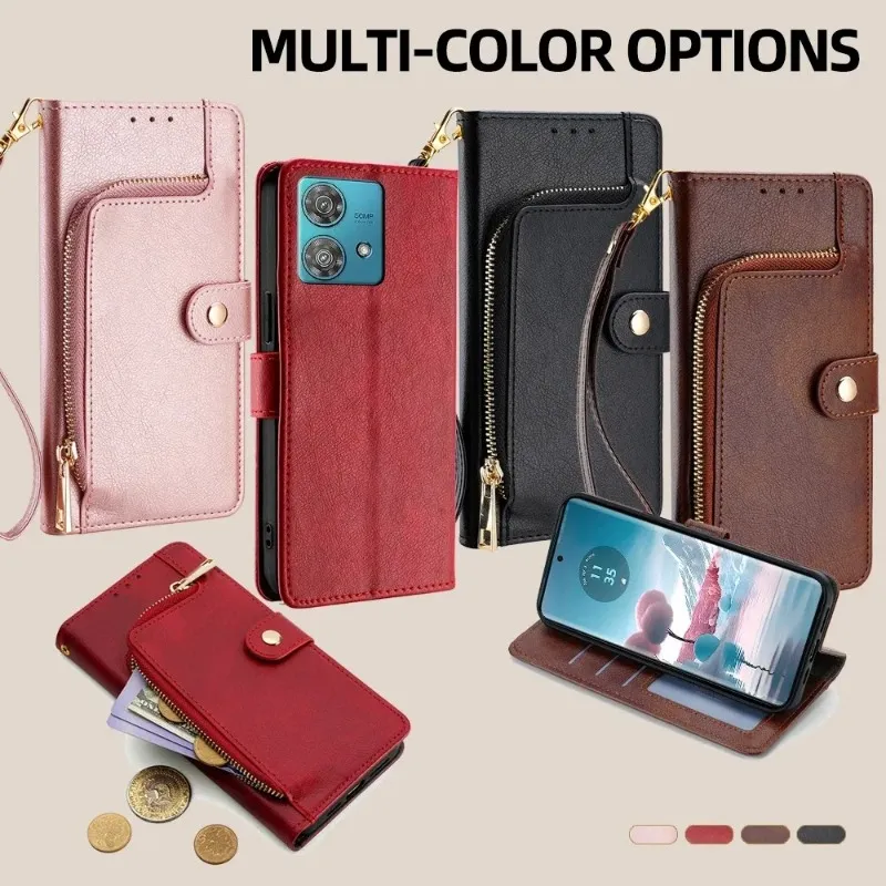 Flip Cover Strap Wallet Leather Case For Huawei P P8 P9 P10 P20