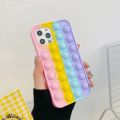 Pop Push It Bubble Phone Case for iPhone 13 14 15 Pro Max 12 11 6 7 8 Plus iPhone XR XS X iphone15 15pro iphone14pro Popit Cover. 