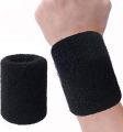 Wrist Band FootBall (2pcs) Black. 