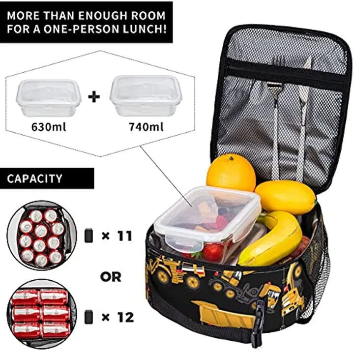 Road%20Roller%20Bulldozer%20Dumper%20Lunch%20Box%20Insulated%20Soft%20Bag%20Reusable%20Cooler%20Bag%20For%20Women%20Men%20Work%20Picnic%20Hiking%20-%20Image%204