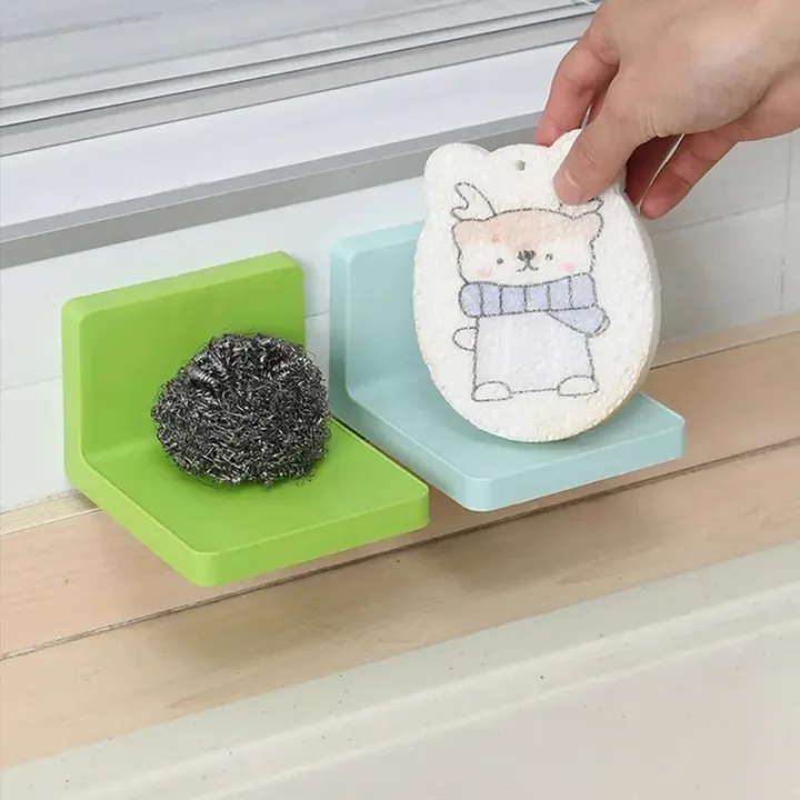 1Pc%20Bathroom%20Wall-mounted%20Self-adhesive%20Right-angle%20Shelf%20Sticker%20%20Household%20Kitchen%20Condiment%20Sponge%20Sundries%20Storage%20Holder%20-%20Image%205