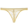 Naked Transparent thong Thin Mesh Underpants Sexy and Tempting Breathable Men's Youth Pants.