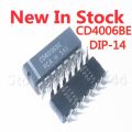 5PCS/LOT CD4006 CD4006BE DIP-14 shift register integrated circuit IC chip In Stock NEW original IC. 