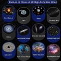 High-definition Focusing Light Galaxy Projector 12-in-1 Planetarium Star Projector Starry Sky Light Starry Atmosphere Light Usb Night Light Delivery. 