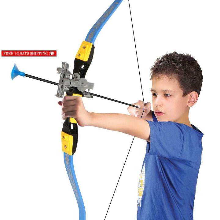 Kids%20Bow%20and%20Arrows%20Archery%20Set%20Toy%20with%203%20Suction%20Cup%20Arrow%20-%20Image%206