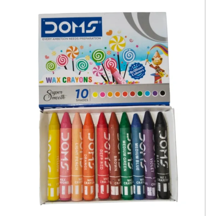 Doms%20Wax%20Crayon%2010%20Colors%20Pack%20-%20Image%202