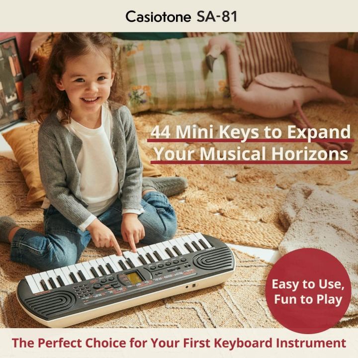 Casiotone%20Mini%20Keyboard%20SA-81%20with%20Piano%20tones,%20Black%20-%20Image%208