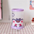 Pen Container Storage Box Round Folding Pen Container Cute Pen Bucket Transparent Pen Container. 
