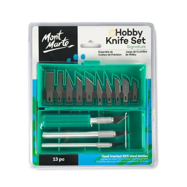 Mont%20Marte%20Hobby%20%20Set%20SK5%20Heat%20Treated%20Steel%20Blades%2013pc%20-%20Image%202