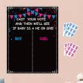 Baby Gender Reveal Board Gender Reveal Creative Voting Game. 