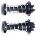 2 Pcs Hood Catch Spring Safety 2048800127 with Inner Door Armrest Window Switch Button Trim Cover Sticker.