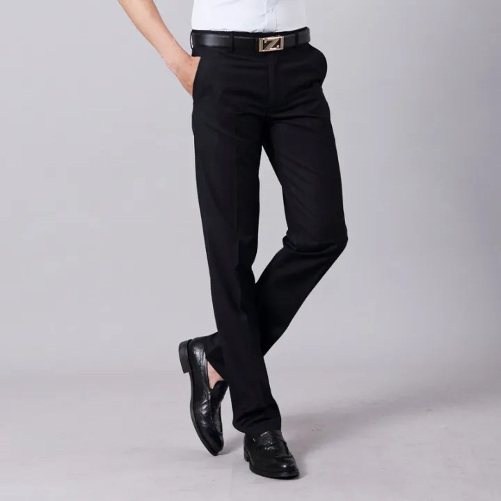 Men's%202%20Piece%20Slim%20Fit%20Business%20Suit%20Set,%201%20Button%20Black%20Blazer%20Jacket%20Pants%20Solid%20Wedding%20Dress%20Tux%20and%20Trousers%20-%20Image%202