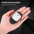 LED Clip Flashlight 4 Lighting Modes USB Rechargeable Clip On Light Safety Warning Running Lights for Night Walking Fishing. 