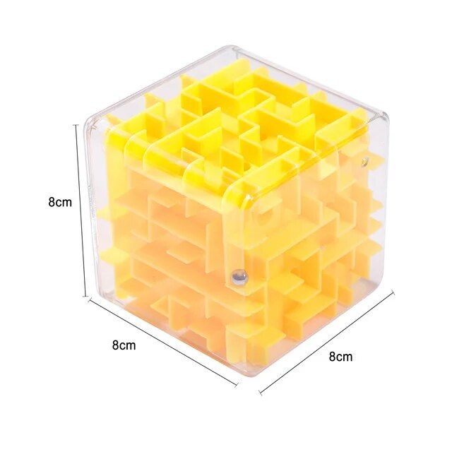 【Serendipity party】3D Maze Cube Brain Puzzle Kids Toys Anxiety Relief Juegos Antiestres Zauberwürfel Kostka Antystresowa