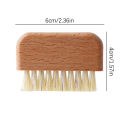 Bristle Nail Brush Wood Nail Brush Foot Dead Skin Grinding Scrubbing Tools Nail Art Accessories Cleaning Brush Manicure Supplies Yao Store.