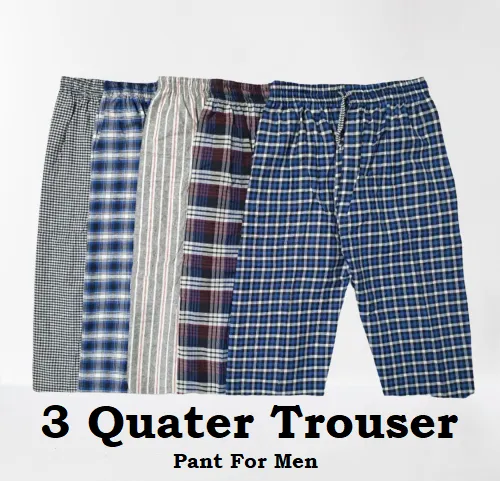 Three%20Quarter%20Trouser%20Pant%20For%20Men%20Multicolor%20Random%20Design%20-%201%20Piece%20-%20Image%204