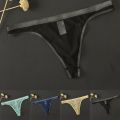 Men's Underwear T-Back Thong G-String Breathable Tangas Mesh Thong See Through Underpant Sezy Lingerie Male Panties A50A50. 