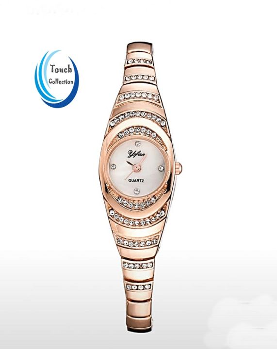Fashion%20%20Watch%20Simple%20New%20Women's%20Temperament%20Diamond%20Ladis%20Quartz%20for%20Party%20Rose%20Gold%20Colour..%20-%20Image%202