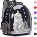 Portable Pet Carrier Bag Outdoor Travel Backpack for Cat and Dog Transparent Space Pet Backpack. 