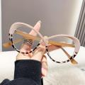New Stylish Vintage Oversized Oval Frame Eyeglasses New Oval Frame Candy Color Anti-blue Light Eyewear Eyewear Brand Design Popular Glasses for Glasses Trendy Eyewear Retro Frames Fashionable Shades. 