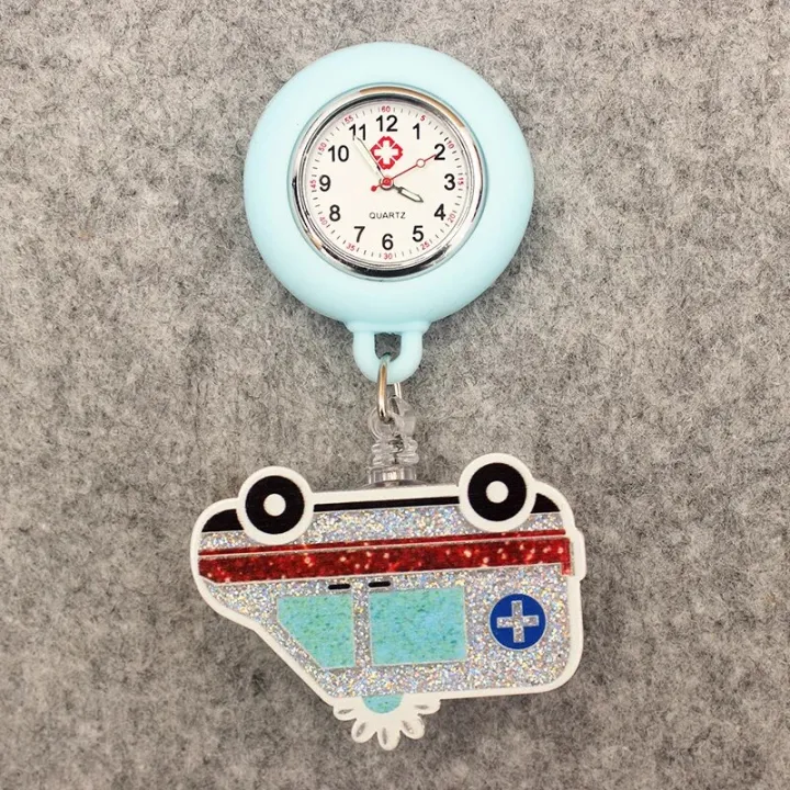 Glitter%20Acrylic%20Hospital%20Acrylic%20Heart%20Stethoscope%20Lovely%20Nurse%20Doctor%20Alligator%20Clip%20Pocket%20Watches%20Medical%20Hang%20Clock%20Gift%20-%20Image%203