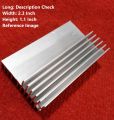Double Side Finned Aluminum Heatsink 8 Inch Aluminum Heatsink 8×2.3×1.1 Inch Aluminium Heat Sink Cooling Radiator Silver Tone 8 Inch Aluminum Heat Sink For Inverter Transistor IC Tools 8 Inch Heatsinks. 