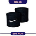 Wrist Band FootBall (2pcs) Black. 