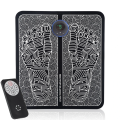 EMS Foot Massager Electric Massage Mat With USB Charging Foot Relaxation Mat Vibration Massage Pads For Relieving Feet Pain.