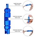 Bicycle Tubeless Sealant Injector and Presta Valve Core Removal Tool.
