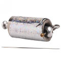 【YIYANGMAOYI111】Promotion--110Cm Appearing Silver Stainless Martial Arts Pocket Staff Stick Prop Extend. 