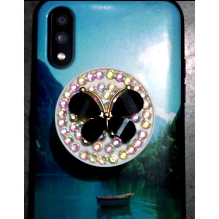Butterfly pop socket for mobile