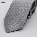 Silver Small Dot Embroidery Men's Necktie. 