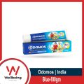 Odomos Roll On/ Cream - Odomos Mosquito Repellent Fabric Roll on Citronella & Eucalyptus Oil 8ml | Odomos Blue 50g/100g Cream (Made in India). 