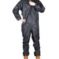 Durable Fashion Motorcycle Raincoat /Conjoined Raincoat/Overalls Men and Women Fission Rain Suit Rain Coat Size XL Black.