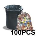 Transparent (24" X18") 100PCS Trash Bag / Poly Bag / Garbage Bag / Moyla Felar Bag / Polibag.