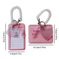 Ins Acrylic Photocard Holder Korea Kpop Idol Card Holder Transparent Photo Sleeves Portable Bus Card Protector Pendant Keychain. 