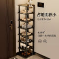 Simple shoe racks, small dormitory floor-to-ceiling shoe cabinets at home entrances, sturdy and durable, multi-layer dustproof shoe racks. 