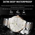 POEDAGAR Luxury Men's Business Watch Ultra Thin Waterproof Stainless Steel Wristwatch. 
