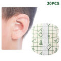 20pcs Plastic Waterproof Ear Protector For Baby Swimming Cover Caps Salon Hairdressing Dye Shield Protection Shower Cap Tool. 