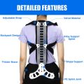 Adjustable Back Brace Posture Corrector Women Men Back Straightener Trainer for Scoliosis Hunchback Correction, Spine Support. 