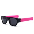 【VisioN Shop】whiteModern Protable Polarized Sunglasses Men Women Clap Ring Foldable Outdoor Cool Sun Glasses oculos sol feminino. 