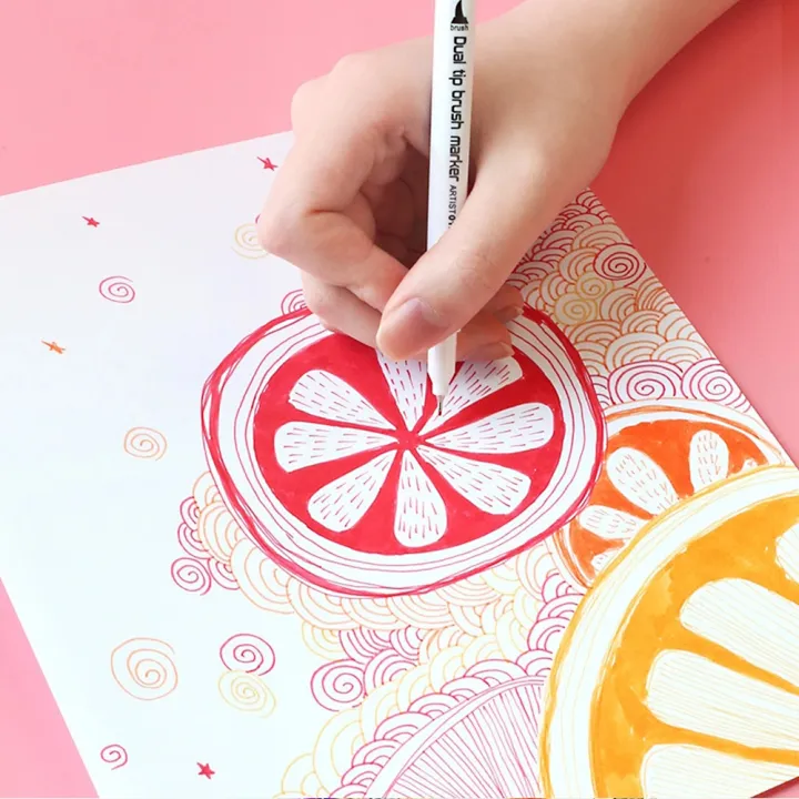 12-100%20PCS%20Colored%20Art%20Marker%20Sketching%20Manga%20Markers%20Drawing%20Set%20Double%20head%20Watercolor%20Paint%20Brush%20Pen%20Supplies%20Stationery%20-%20Image%204