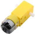 YELLOW Plastic Gear Motor DC 3V 6V 130RPM Gear Motor Dual Shaft Smart Robot Car TT Gear Motor Double Shaft Dual Axis Geared TT Motor For Smart Robot Car Toys Electrical Circuitry & Parts - dc motor.